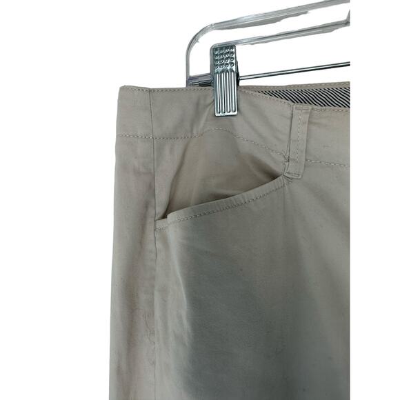 J. Jill Live in Chino Khaki Tan Casual Straight Leg Trouser‎ Pants Size 14 Tall - Picture 5 of 12